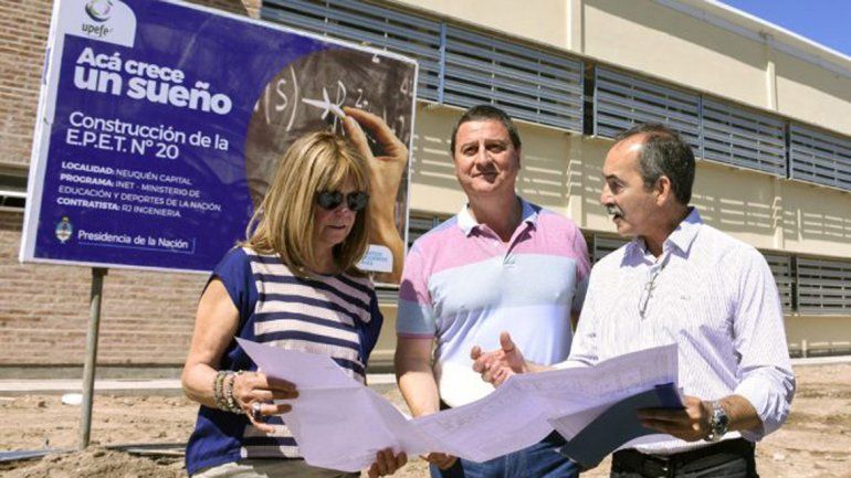 El nuevo edificio de la EPET 20 de Neuquén se inaugurará en marzo.