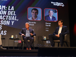 Ricardo Hösel, CEO de Oldelval, y Oscar Sardi, CEO de TGS Ricardo Hösel, CEO de Oldelval, y Oscar Sardi, CEO de TGS