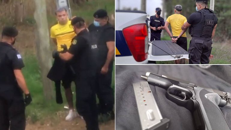 Un jugador de Peñarol fue detenido con un arma antes del clásico ante Nacional