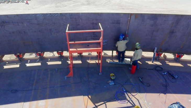 Avanza la construcción del VMOS en Allen.