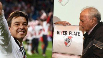 Marcelo Gallardo recordó con afecto al gran formador. Marcelo Gallardo recordó con afecto al gran formador.