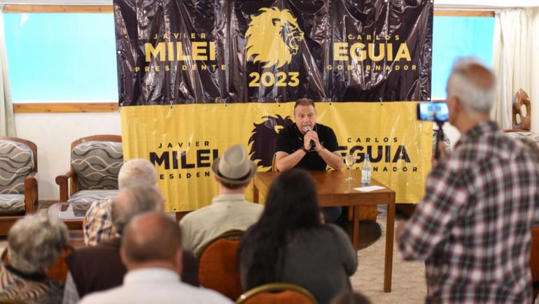 Carlos Eguía se lanzó como candidato a gobernador en San Martín de los Andes
