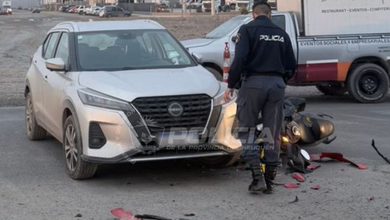 Fuerte accidente de tránsito en la Autovía Norte.