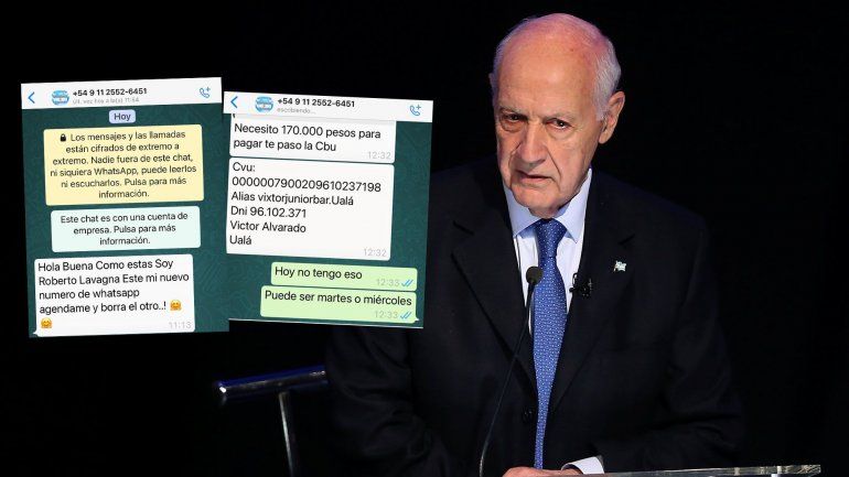 Lavagna fue víctima de una estafa virtual: pedían dinero a su nombre