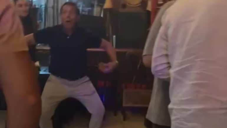 Filman al padre de Agostina Páez