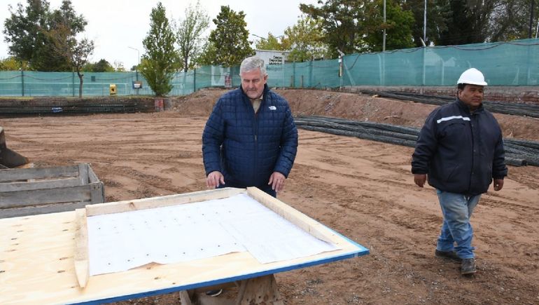 Avanza la obra del SAF en el barrio Melipal. Avanza la obra del SAF en el barrio Melipal.