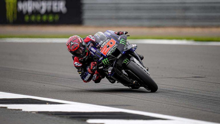 Quartararo se quedó con el viernes del MotoGP en Silverstone