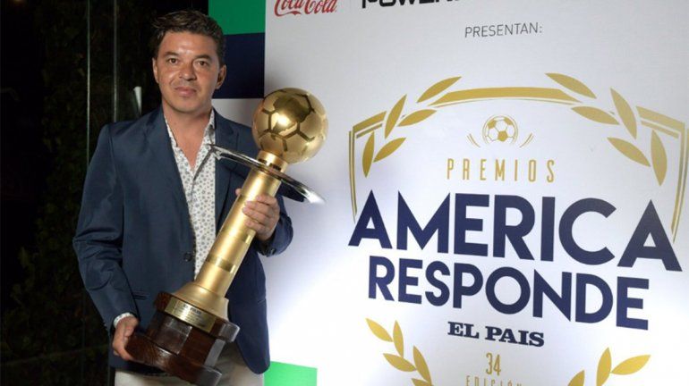 Por segundo año consecutivo, Gallardo fue elegido el mejor DT de América