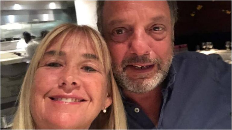 La emoción de Baby Etchecopar tras su casamiento por civil con Silvina Cupeiro