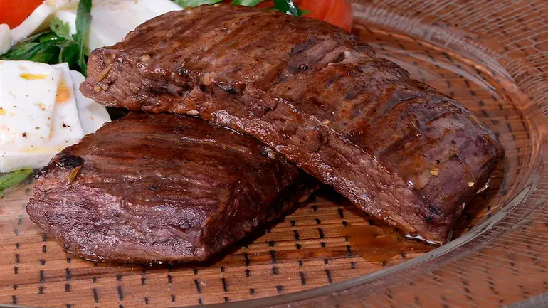 Si no tenés parrilla...entraña al horno. Si no tenés parrilla...entraña al horno.