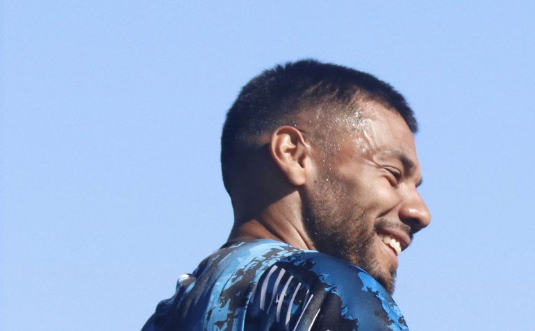 Lucas Mellado está contento por su regreso a Cipolletti. Foto: Anahí Cárdena 