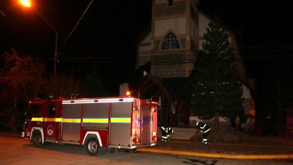 Susto en Junín de los Andes: explotó la caldera de una parroquia