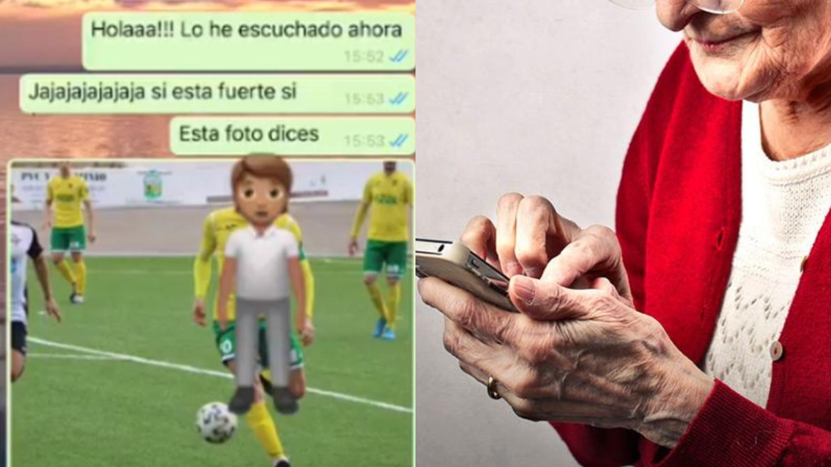 Twitter: abuela se asombró al ver fotos del novio futbolista de su nieta