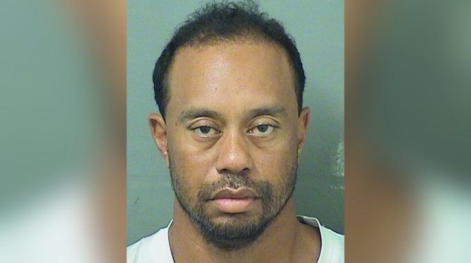 La foto del día: Tiger Woods detenido por manejar borracho en las calles de Florida