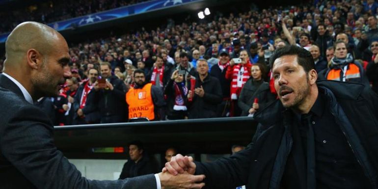 Pep Guardiola sobre el estilo de juego de Diego Simeone: "Es más ofensivo de lo que la gente piensa". 