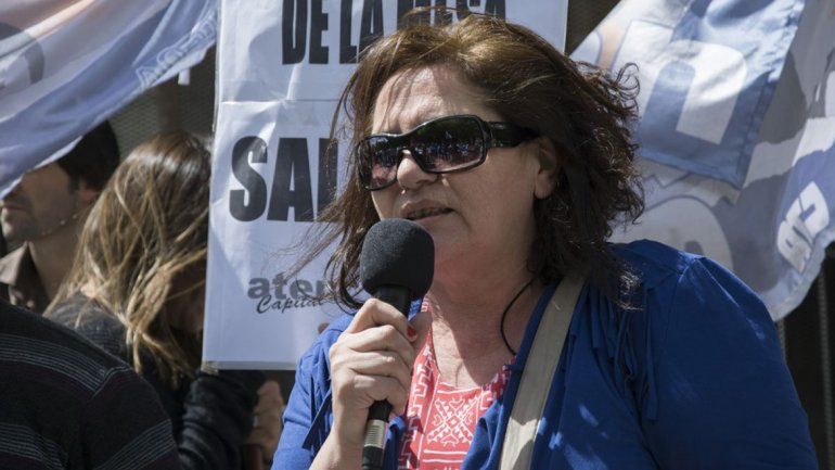 Susana Delarriva, secretaria adjunta del gremio docente ATEN. Susana Delarriva, secretaria adjunta del gremio docente ATEN.