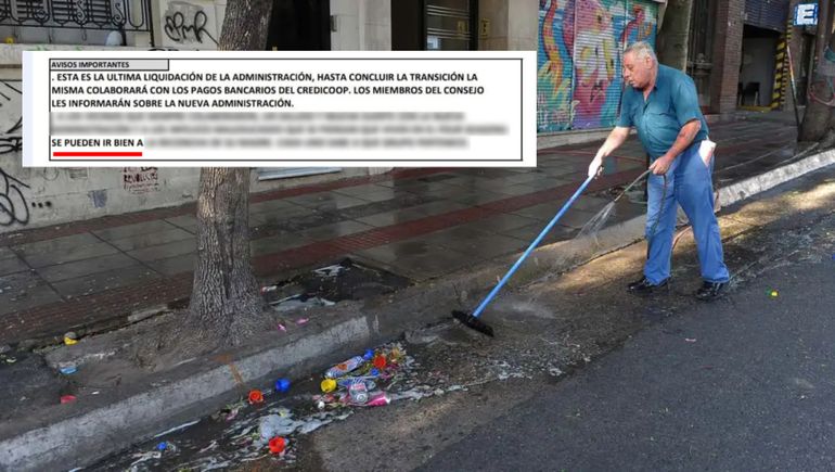 El increíble mensaje que envió el encargado de un consorcio.