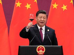 El presidente Xi Jinping, en una de sus últimas apariciones en la feria de vinos organizada por su país. El presidente Xi Jinping, en una de sus últimas apariciones en la feria de vinos organizada por su país.