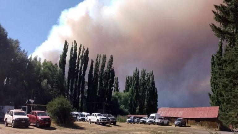 Incendio en Valle Magdalena: cómo sigue el estado de rutas y pasos fronterizos