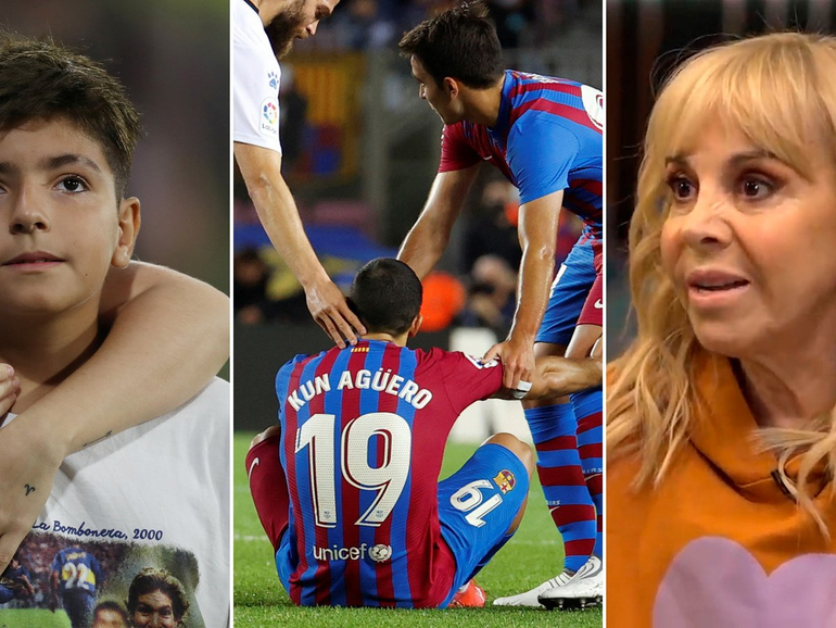 El susto de Claudia y Benjamín en vivo y el mensaje del Kun