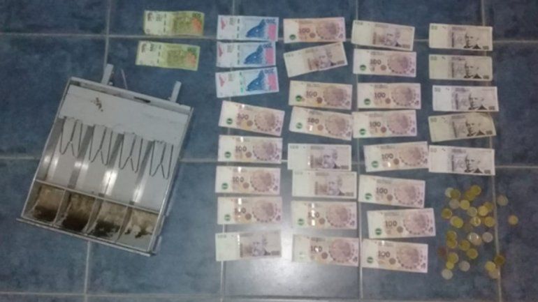 Violento robo a un comercio: le llevaron la recaudación pero los atraparon