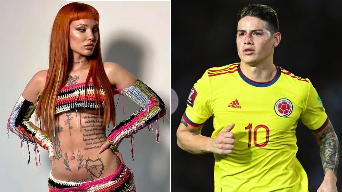 Así empezó el romance de La Joaqui y James Rodríguez, la estrella del  fútbol colombiano