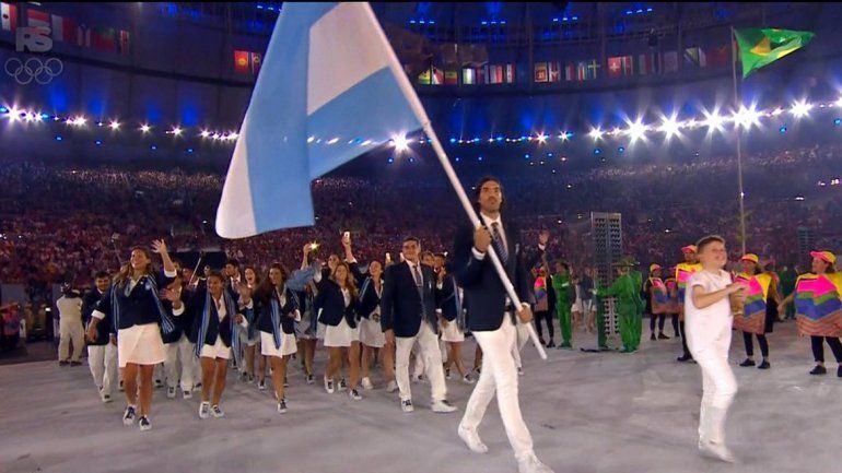 Los argentinos ya disfrutan de la gran fiesta de inauguración de los Juegos Olímpicos