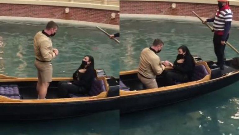 TikTok: le propuso matrimonio en Las Vegas pero sale terriblemente mal.