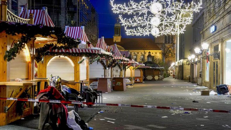 Alemania: atropelló una multitud en un mercado navideño y dejó 5 muertos y más de 200 heridos