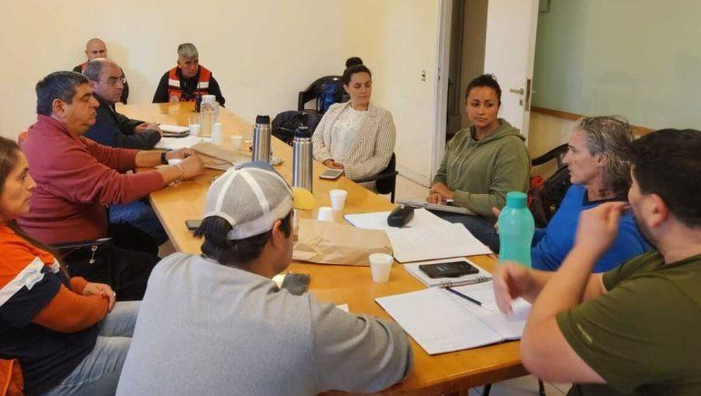Reunión general en San Martín de los Andes. Foto: Gentileza.