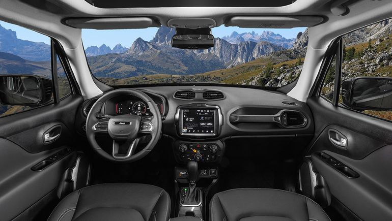Así es el interior de Jeep Renegade en Argentina. Así es el interior de Jeep Renegade en Argentina.