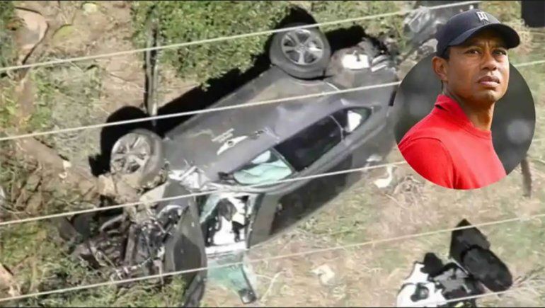 Accidente de Tiger Woods: conducía a casi el doble del límite de velocidad