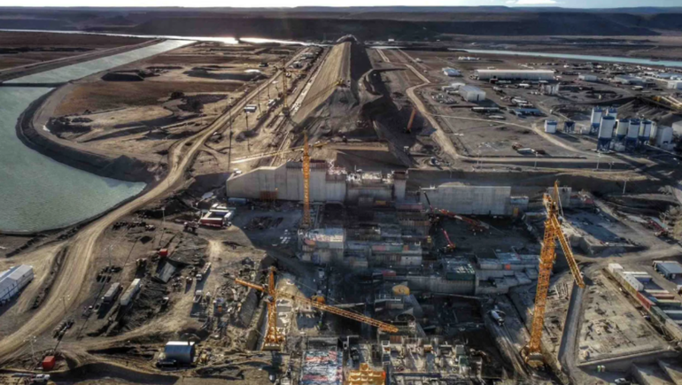 La construcción de las represas hidroeléctricas de Santa Cruz está paralizada desde noviembre de 2023.