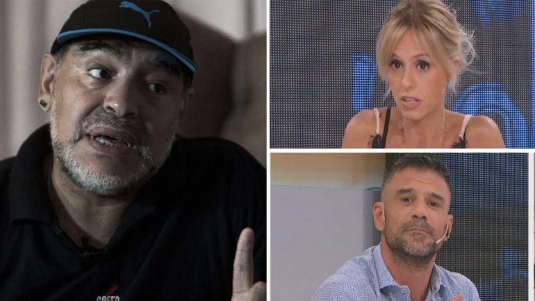 Diego se enojó con el periodista Lucas Bertero y lo trató de boludo al aire por dar un chisme falso.