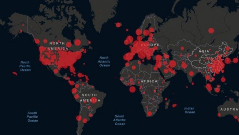 Argentina es el séptimo país con más casos acumulados de coronavirus