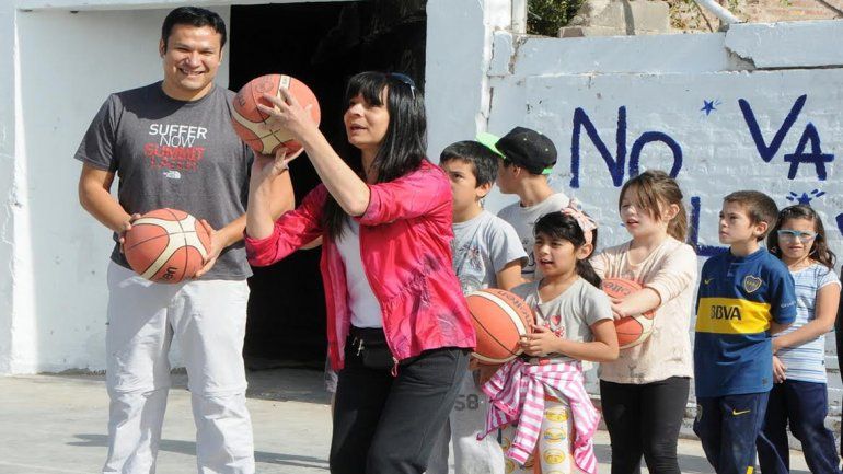 El barrio San Lorenzo recuperó un playón recreativo para la juventud