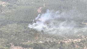 La caída de un rayo provocó un incendio en Moquehue