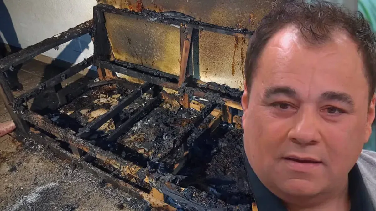 Así quedó la casa de La Tota Santillán tras el incendio en el que murió
