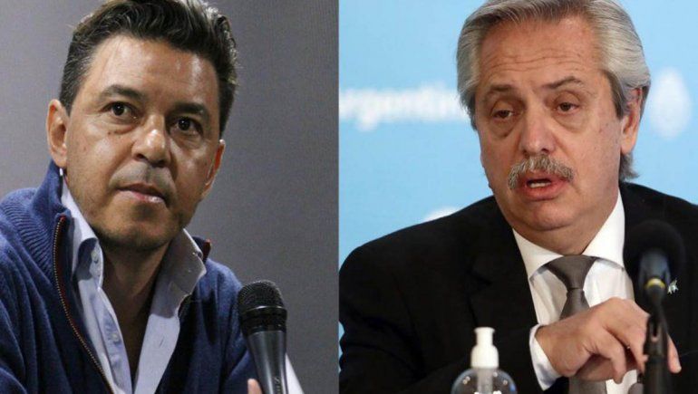 Alberto habló con Gallardo sobre la vuelta del fútbol