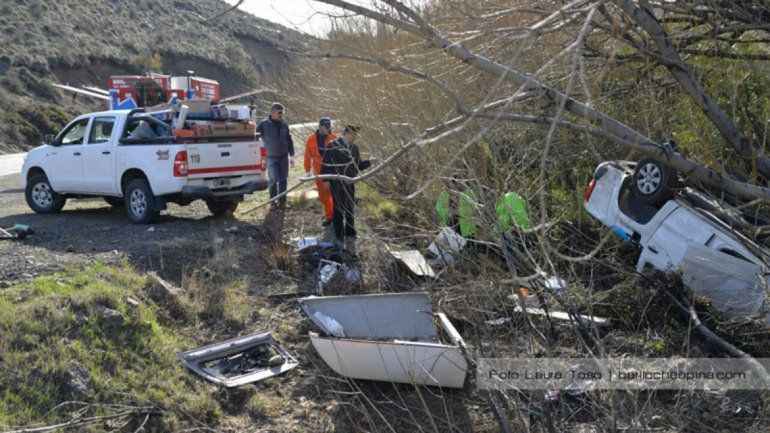 El accidente de la camioneta del INCAA ocurrió hace un año en la Ruta 237.
