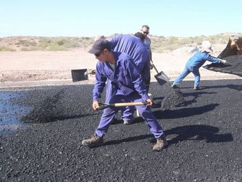 La obra presenta avances importantes.