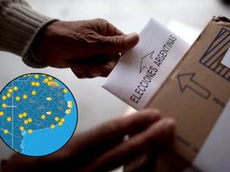 El pronóstico del clima en un día de elecciones legislativas en todo el país. El pronóstico del clima en un día de elecciones legislativas en todo el país.