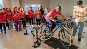 zapala tendra la gira de bicicletas solidarias en el dia de la primavera