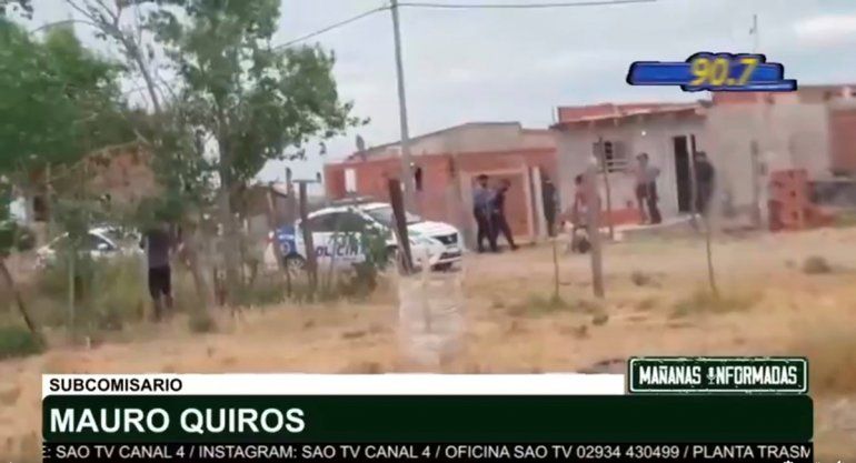 El incidente generó tensión en la toma de terrenos