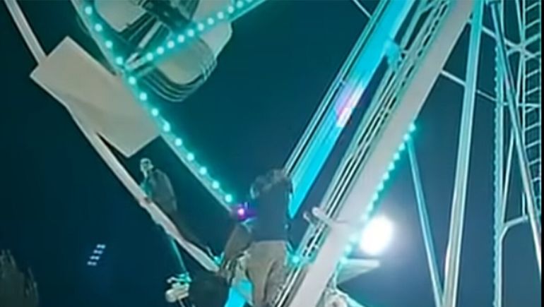 El terror se adueño de Tres Arroyos por unos minutos.