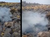 Vaca Muerta: descartan vínculo con la emisión de vapor en el volcán Auca Mahuida en Neuquén