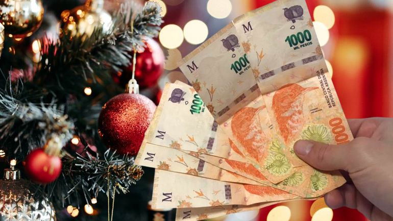 El aguinaldo de diciembre llega unos días antes de las Fiestas de Fin de Año.