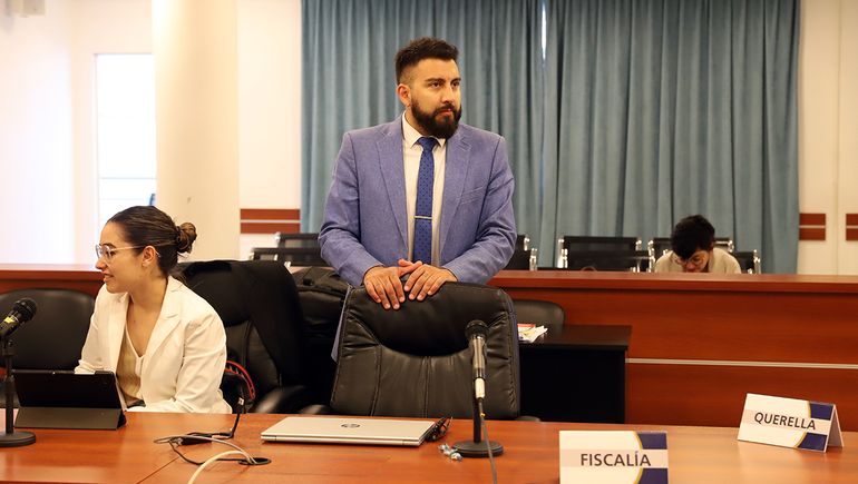 El fiscal del caso del juicio de los planes sociales, Juan Manuel Narváez. El fiscal del caso del juicio de los planes sociales, Juan Manuel Narváez.