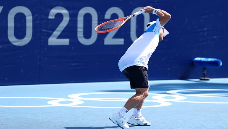 Schwartzman no soportó el calor y se despidió de Tokio 2020.