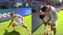 anoto su primer gol, festejo de forma particular y se rompio los ligamentos: el video anoto su primer gol, festejo de forma particular y se rompio los ligamentos: el video